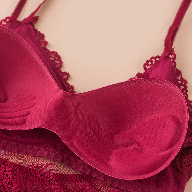 3D Sexy Lingerie Seamless Spor - Sheer Bra Lace ulasan dan harga