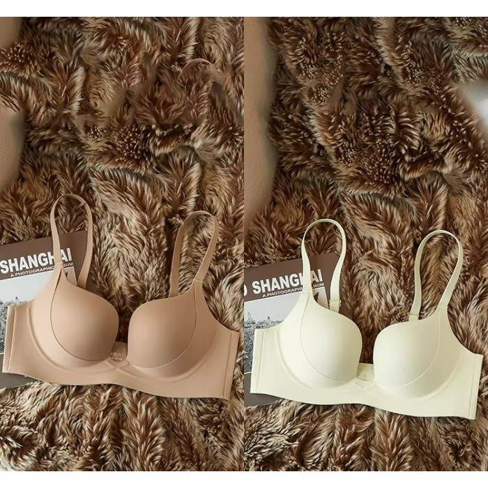 Small Boobs Push Up Bra Set Ha - T Shirt Bra Seamless ulasan dan harga